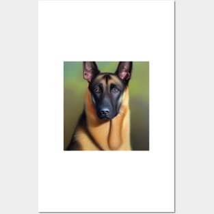 German Shepherd Posters and Art